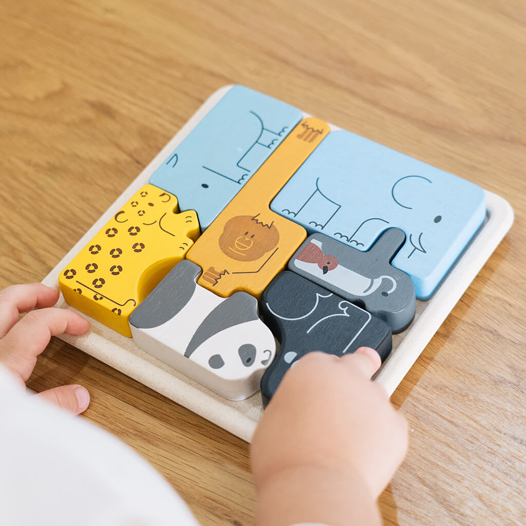 Animal Puzzle Wooden Toy - PlanToys