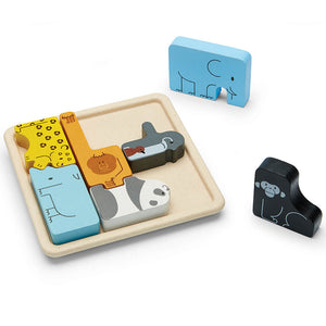 Animal Puzzle Wooden Toy - PlanToys