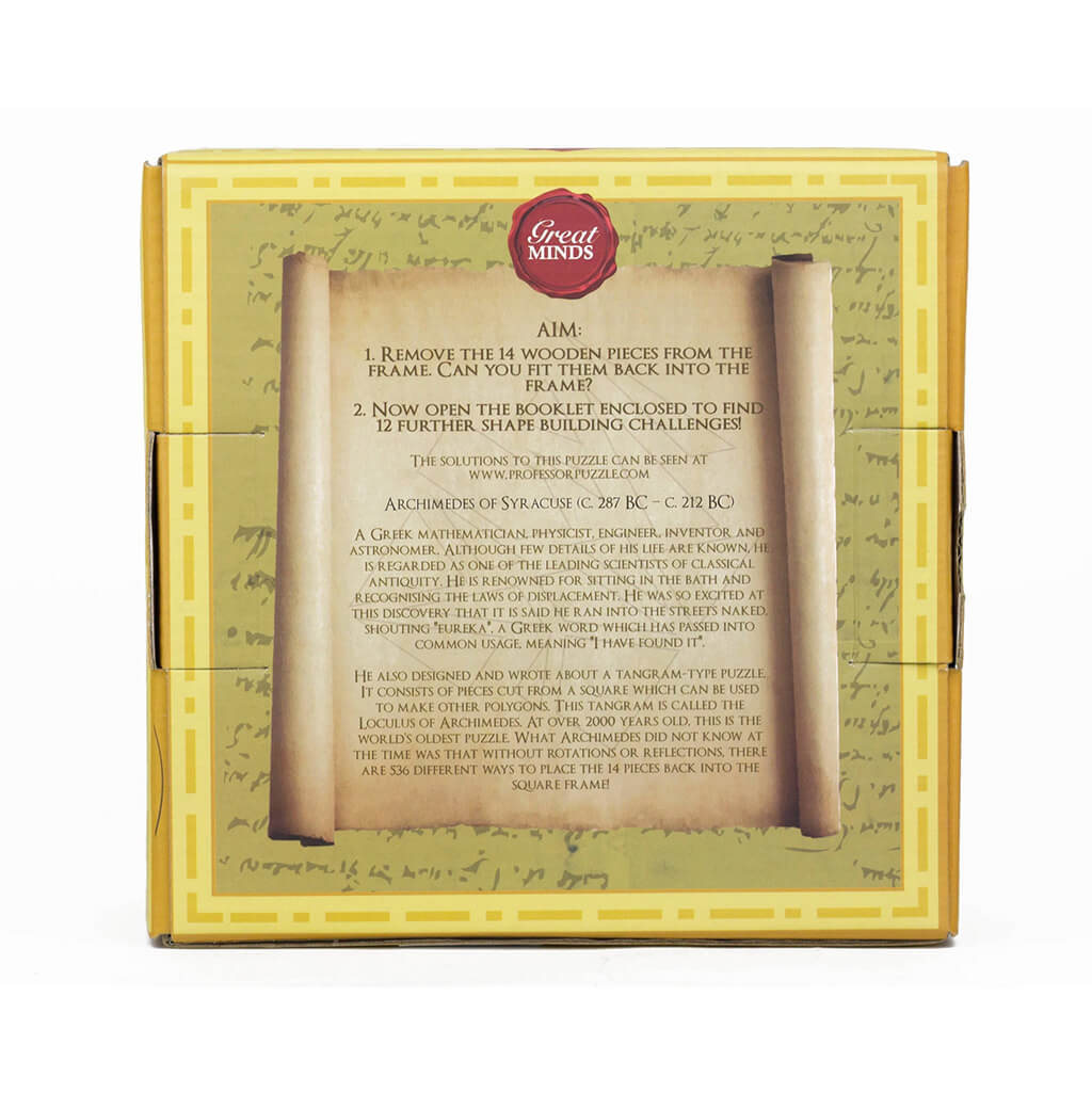 Archimedes' Tangram Puzzle - Professor Puzzle