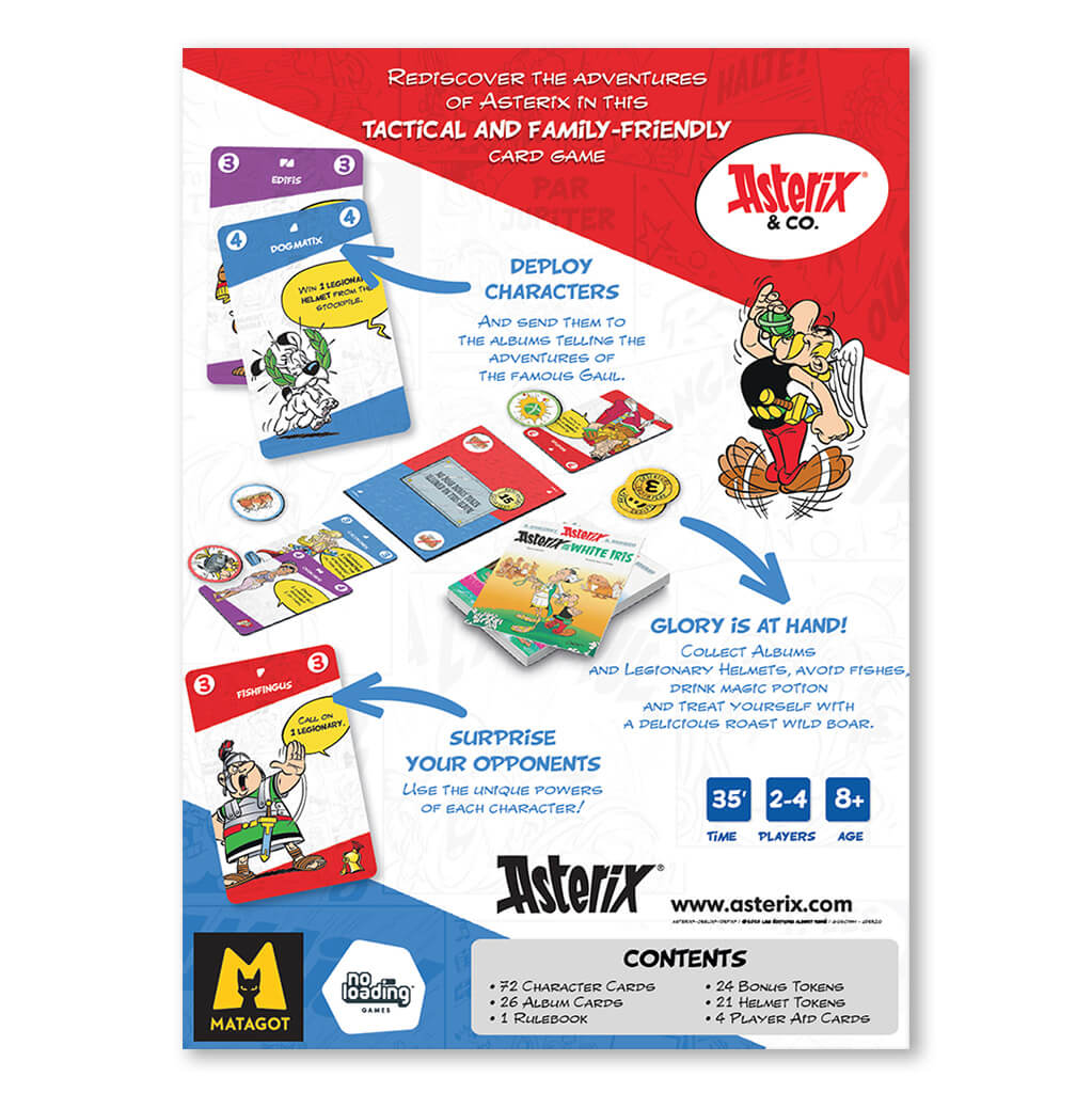 Asterix & Co: The Strategic and Family-Friendly Card Game - No Loading Games