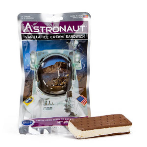 Astronaut Food: Vanilla Ice Cream Sandwich