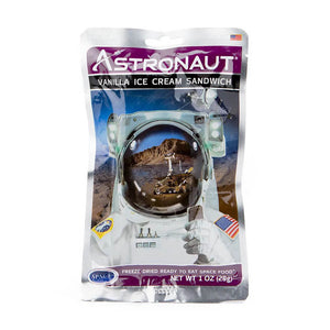 Astronaut Food: Vanilla Ice Cream Sandwich