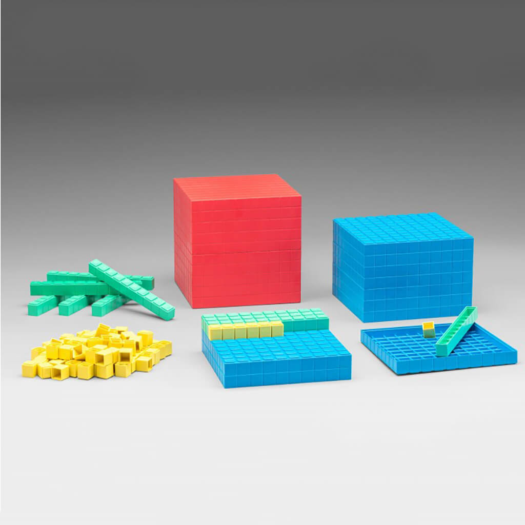 Interlocking Basic Ten Blocks Base Ten Interlocking Maths Learning Set (121 Pieces) | Steam Rocket ...