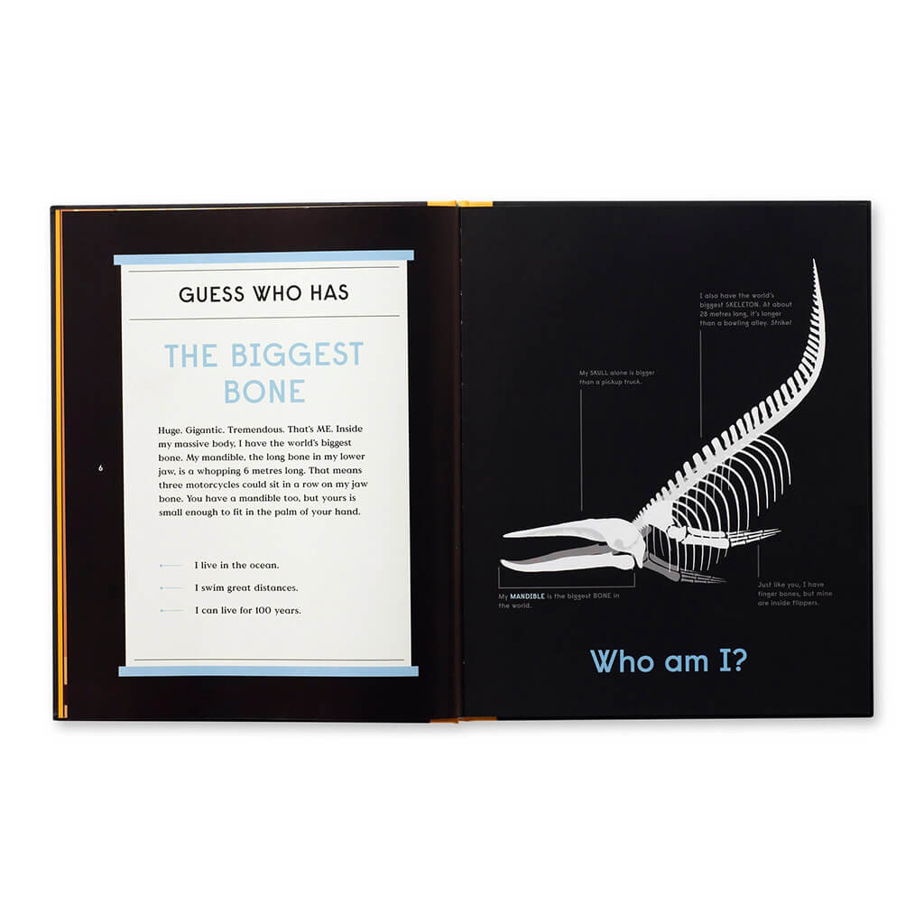 Book of Bones: 10 Record Breaking Animals - Phaidon Press (Hardback)