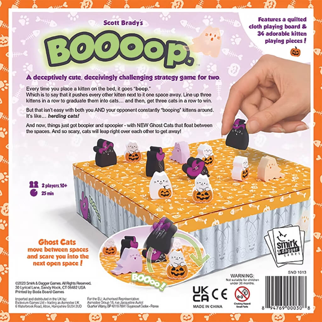 BOOoop: A 'Thinky' Game for Two Clever Scaredy Cats - Smirk & Dagger