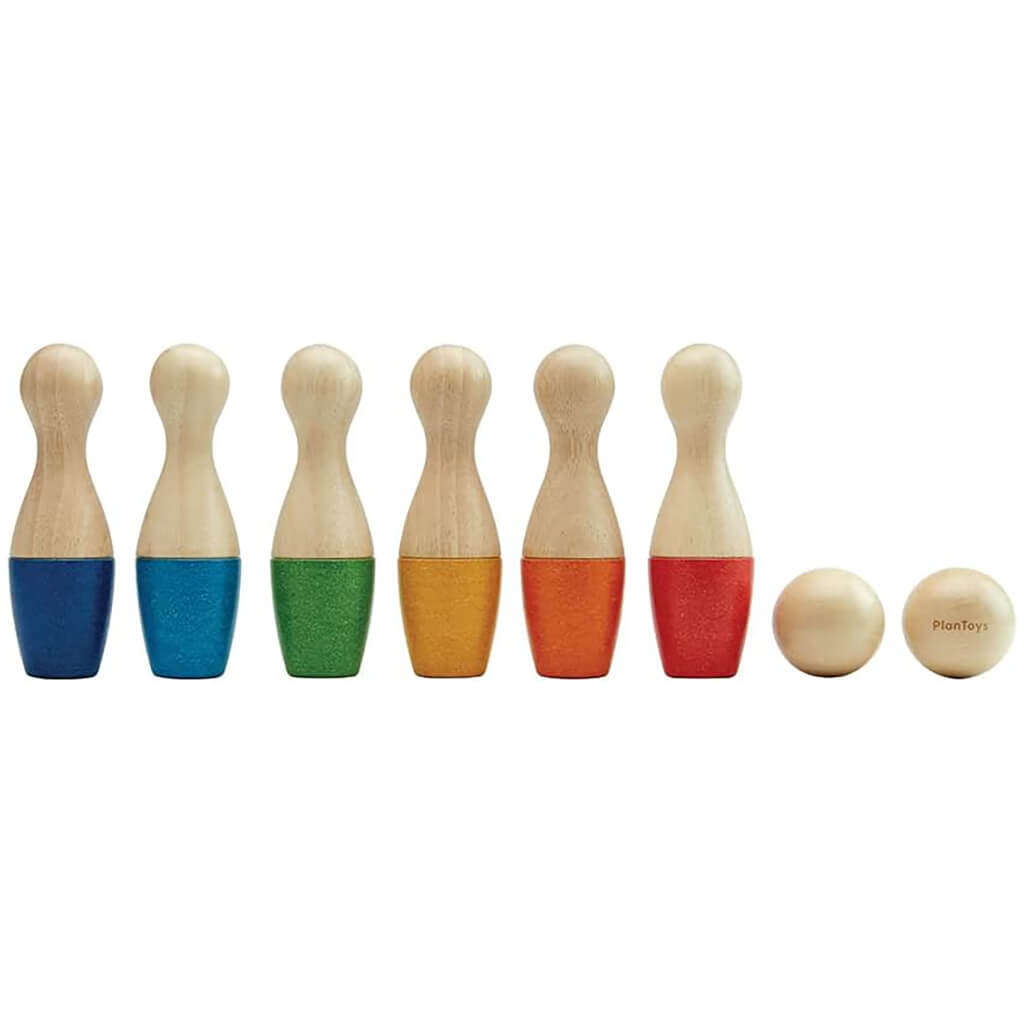 Bowling / Skittles Set Wooden Toy - PlanToys