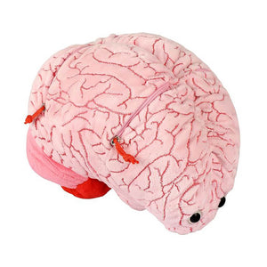 Deluxe Brain with Hidden Cells & Neurotransmitters Soft Toy - Giant Microbes