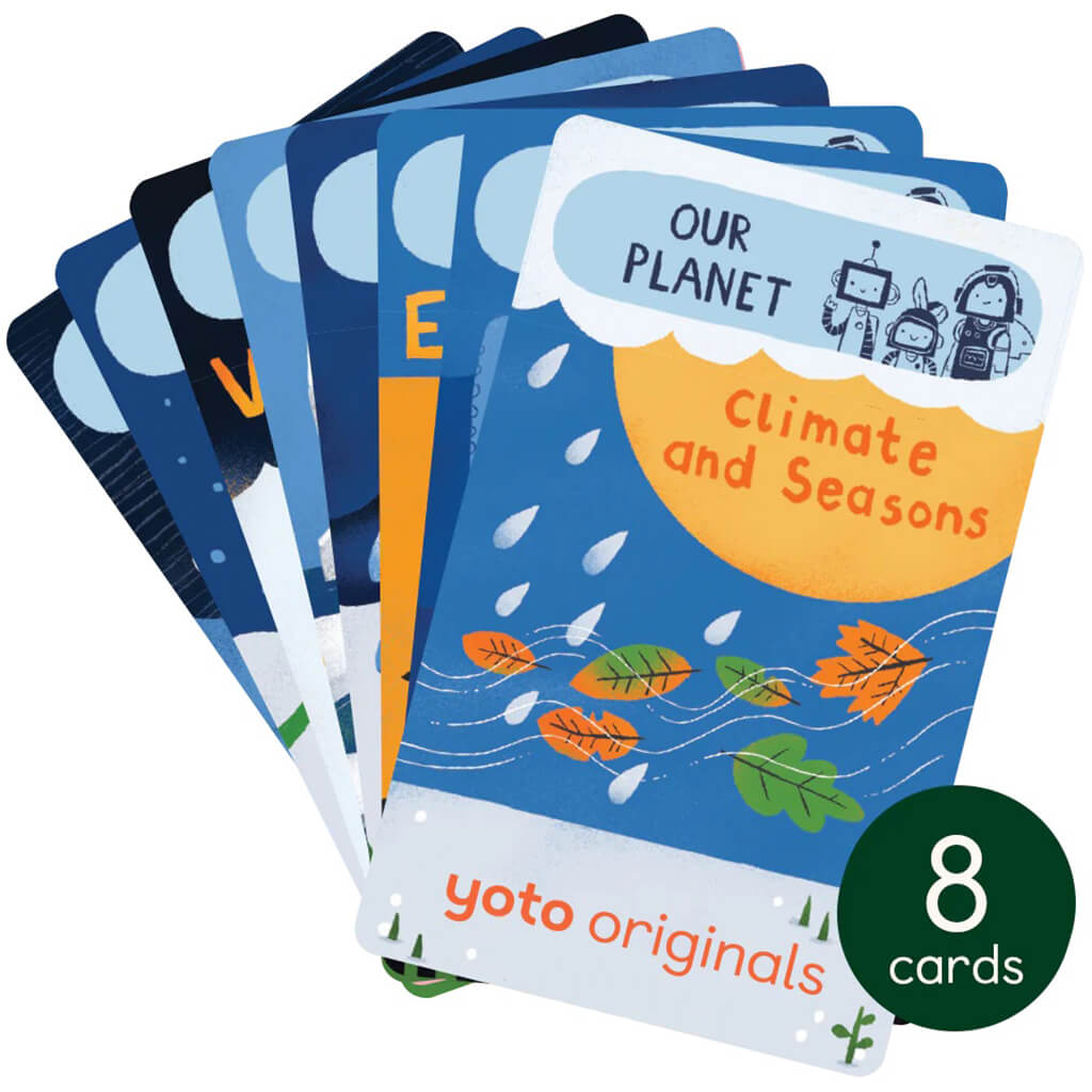 BrainBots: Our Planet Collection - Cards for Yoto Player / Mini (8 Cards)