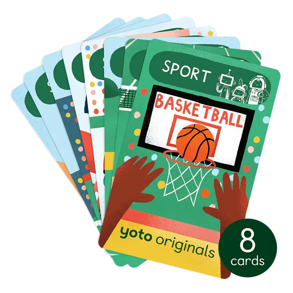 BrainBots: Sport Collection - Card for Yoto Player / Mini (8 Cards)