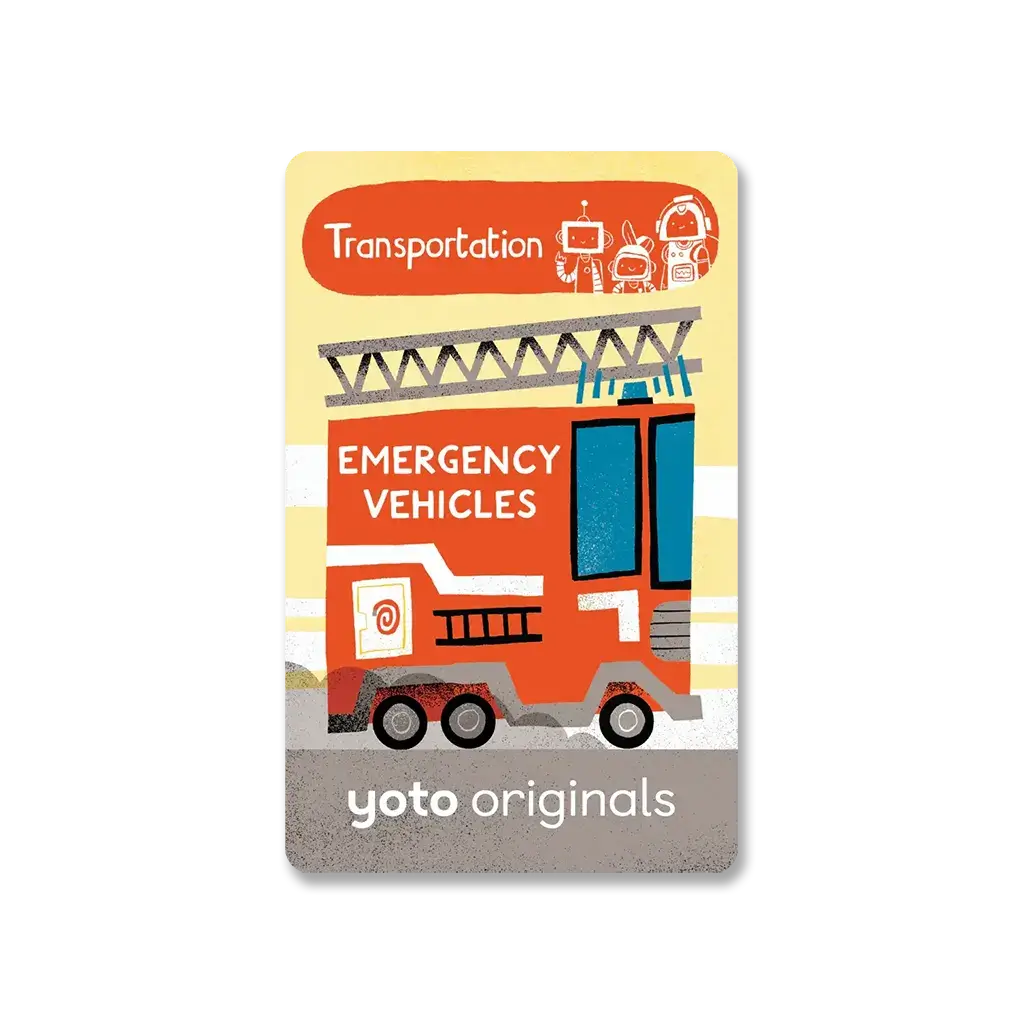 BrainBots: Transportation Collection - Card for Yoto Player / Mini (8 Cards)