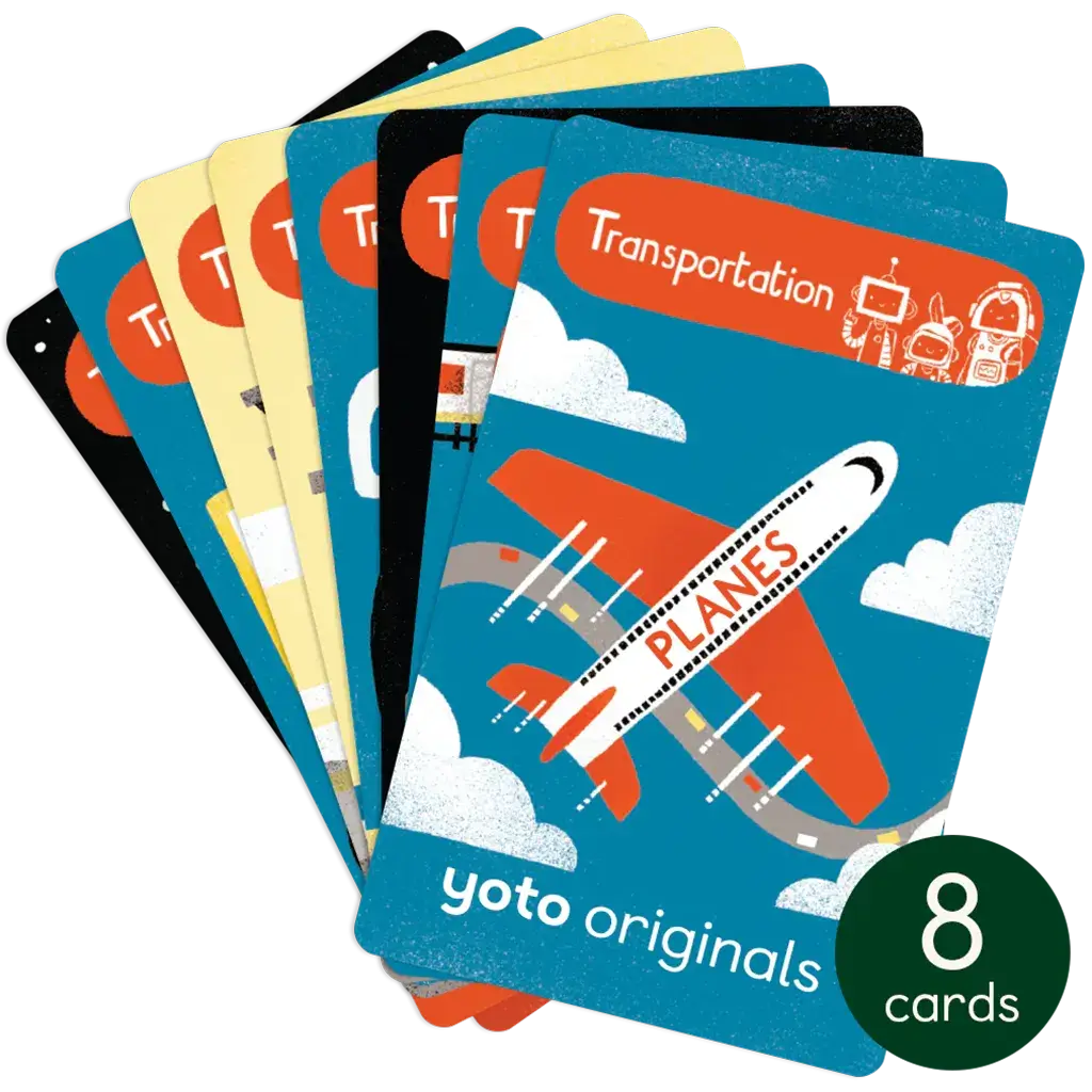 BrainBots: Transportation Collection - Card for Yoto Player / Mini (8 Cards)