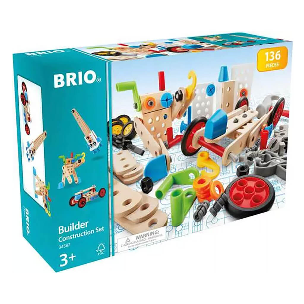 Builder Construction Set (136 Piece) - Brio