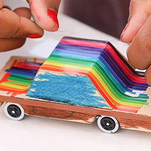 Castor Set 12 Pack: Build Your Own CandyCar - CandyLab Toys