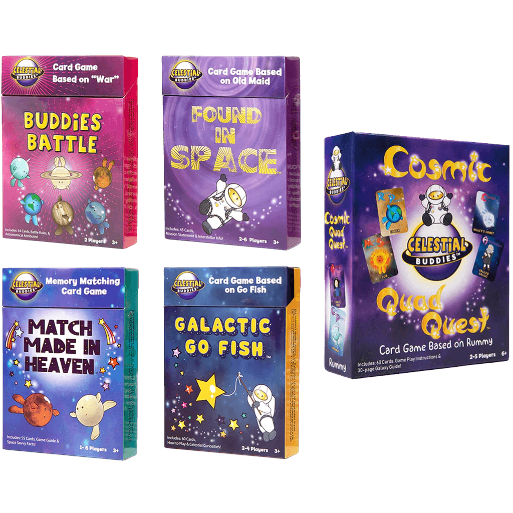 Celestial Buddies Card Games Five Game Bundle