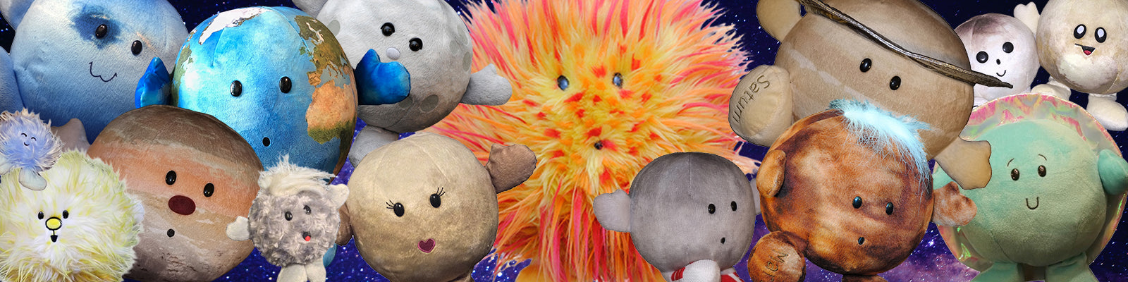 Celestial Buddies Space and Planet Soft Toys