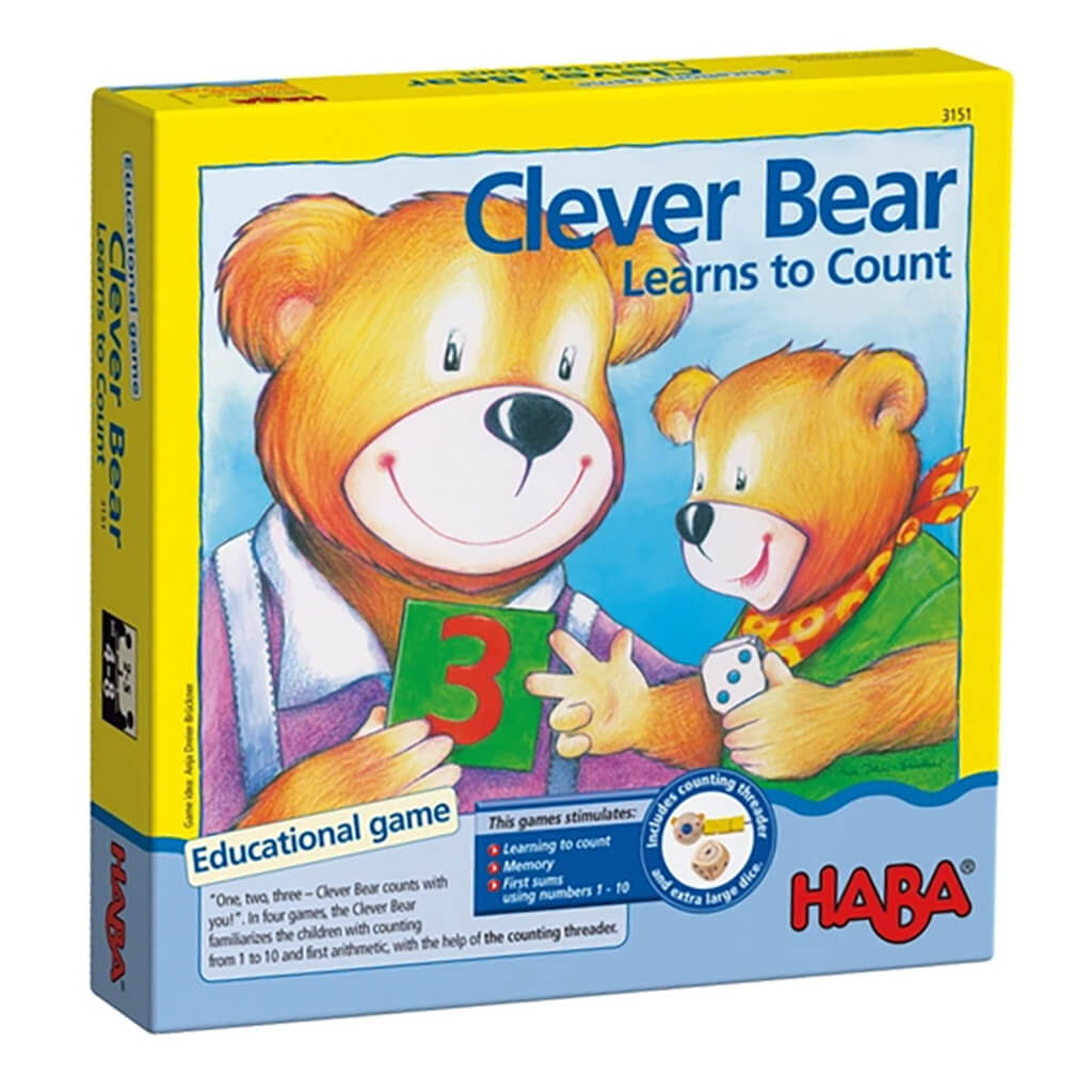 Clever Bear Learns to Count Game: A Collection of Educational Games with 4 Game Ideas - Haba