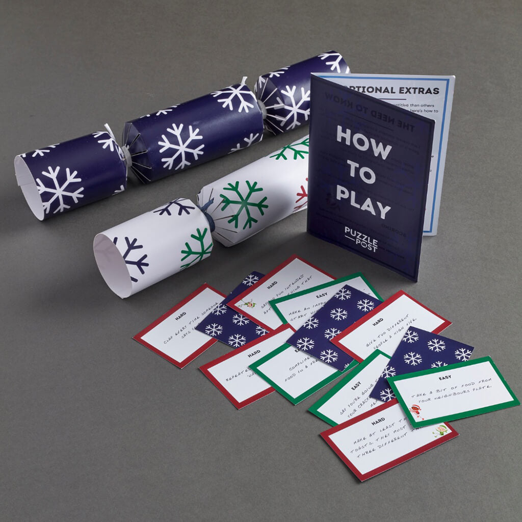 Covert Christmas Cracker Game (Set of 6 Crackers) - Puzzle Post
