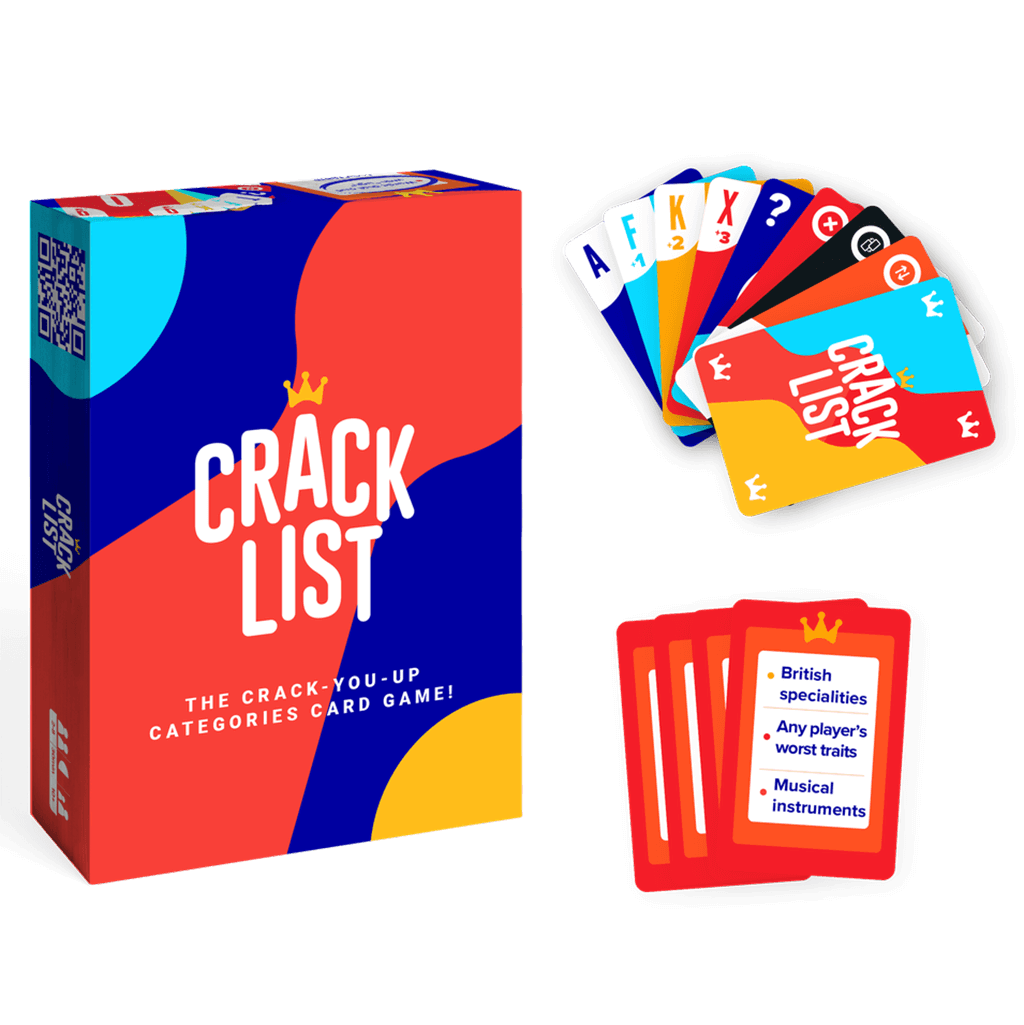 Crack List: The Crack-You-Up Categories Card Game - Hachette Boardgames UK