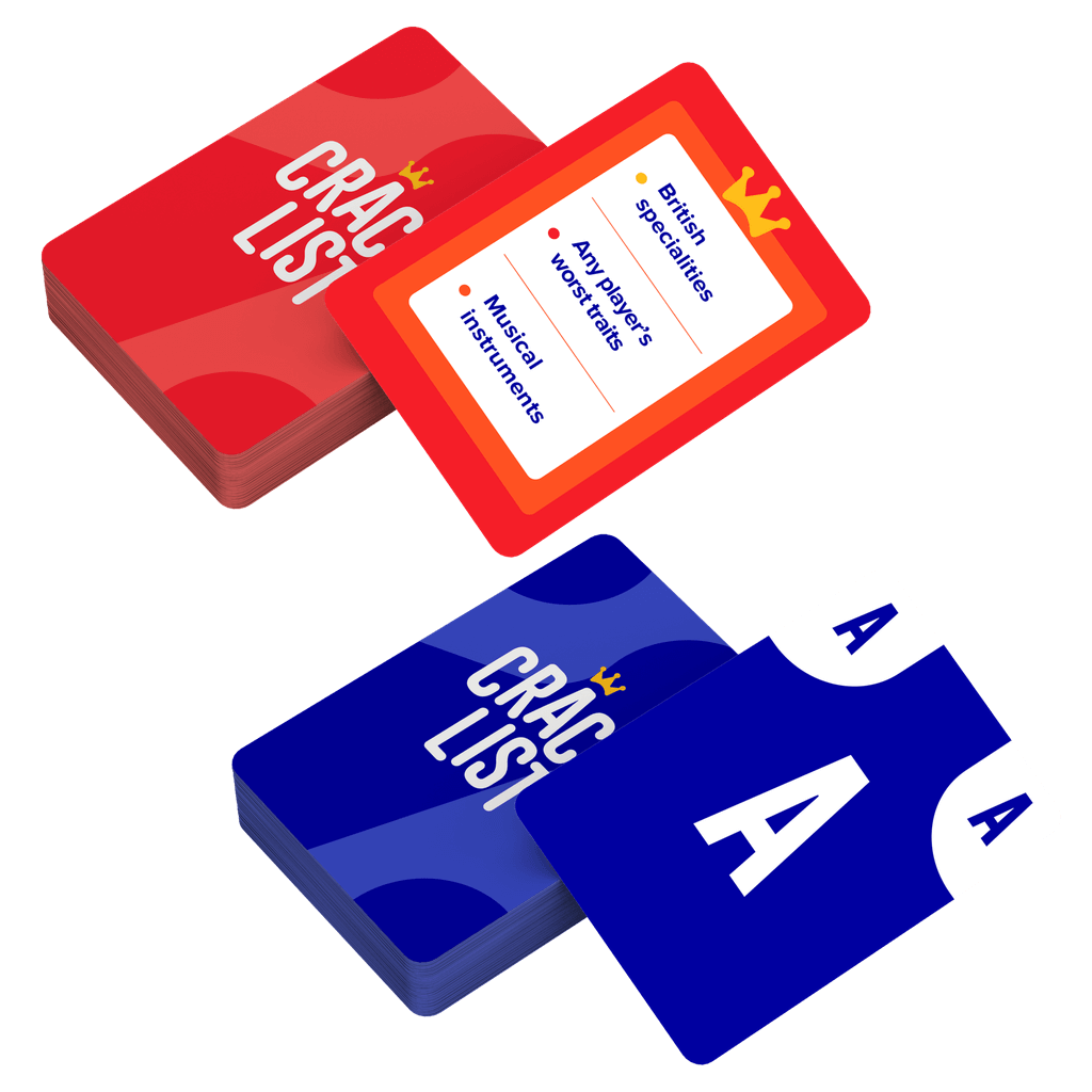 Crack List: The Crack-You-Up Categories Card Game - Hachette Boardgames UK