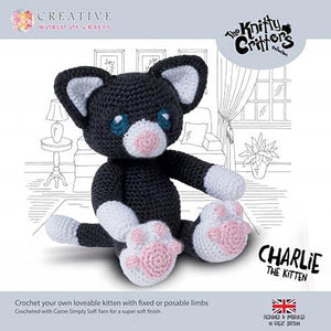 Charlie the Kitten Crochet Kit - Knitty Critters
