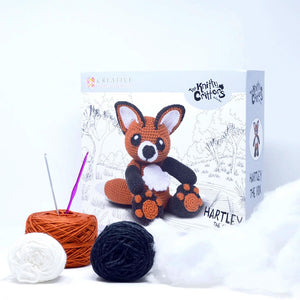 Hartley the Fox Crochet Kit - Knitty Critters