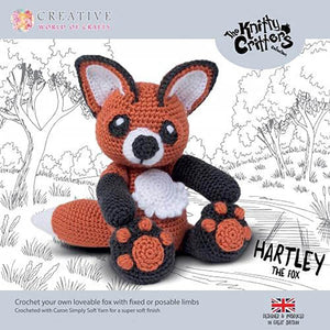 Hartley the Fox Crochet Kit - Knitty Critters