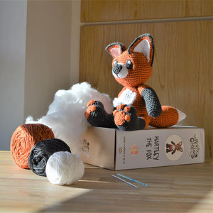 Hartley the Fox Crochet Kit - Knitty Critters