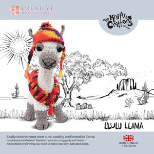 Llulu Llama Crochet Kit - Knitty Critters