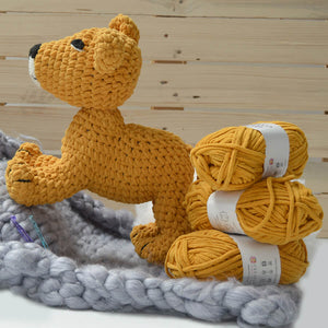 Ludo Lion Cub Crochet Kit - Knitty Critters
