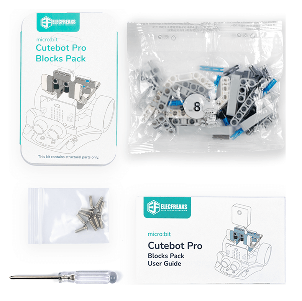 Cutebot Pro Smart Car Blocks Pack - ELECFREAKS
