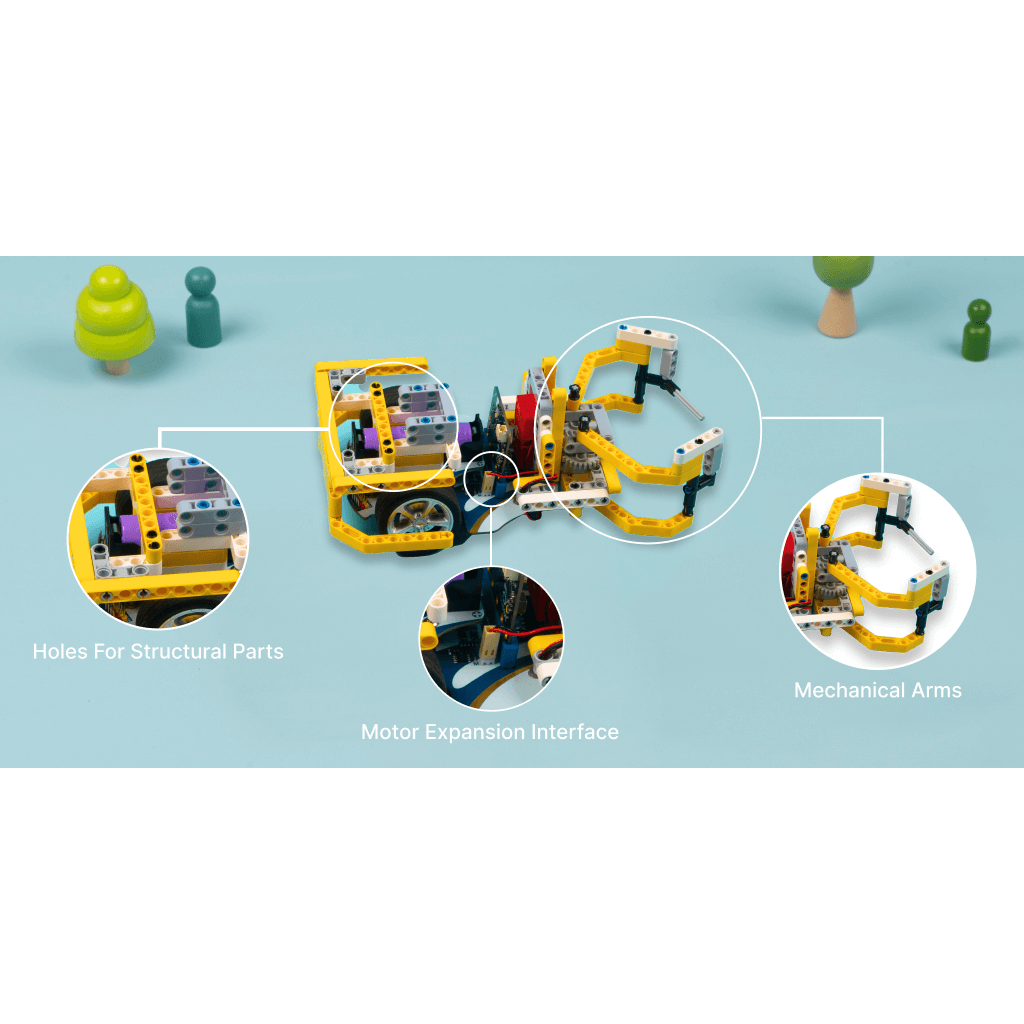 Cutebot Pro Smart Car Robot Kit with micro:bit - ELECFREAKS