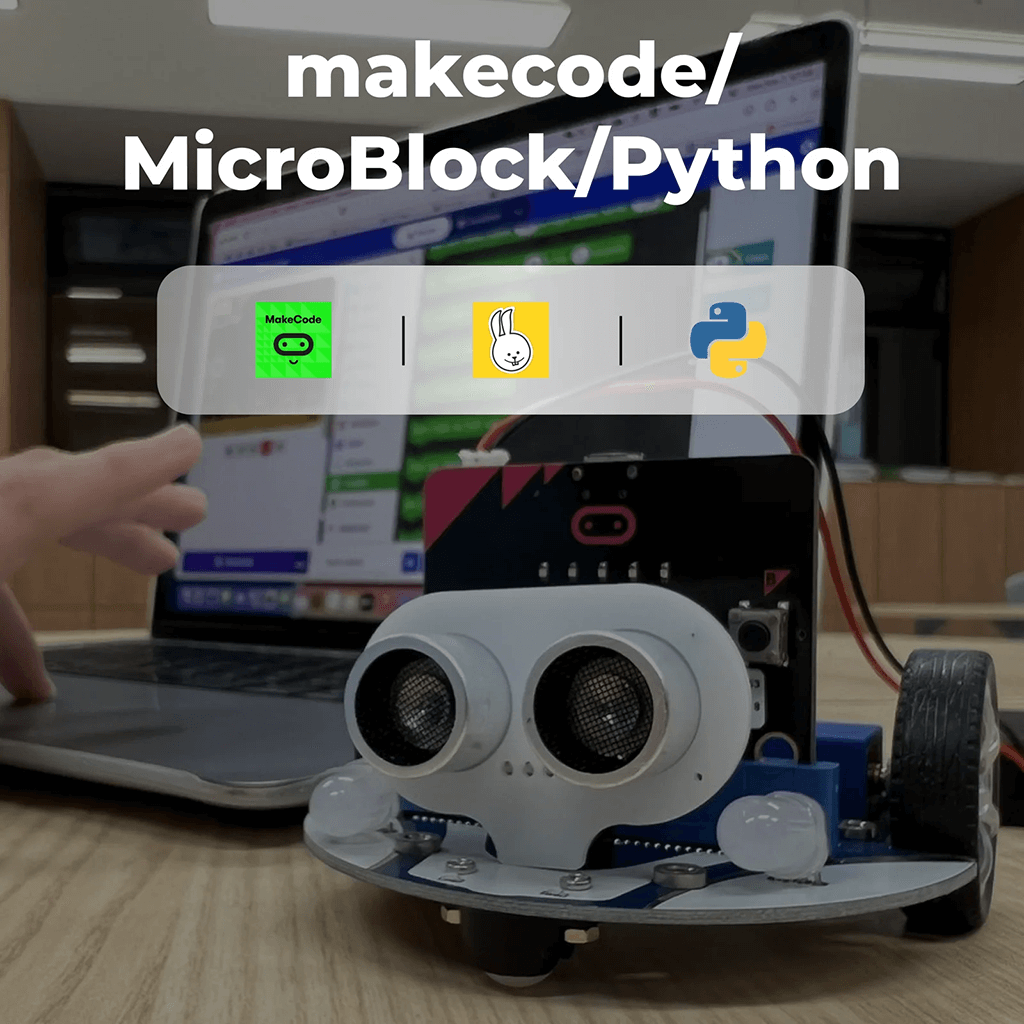 Cutebot Smart Car Robot Kit with micro:bit - ELECFREAKS