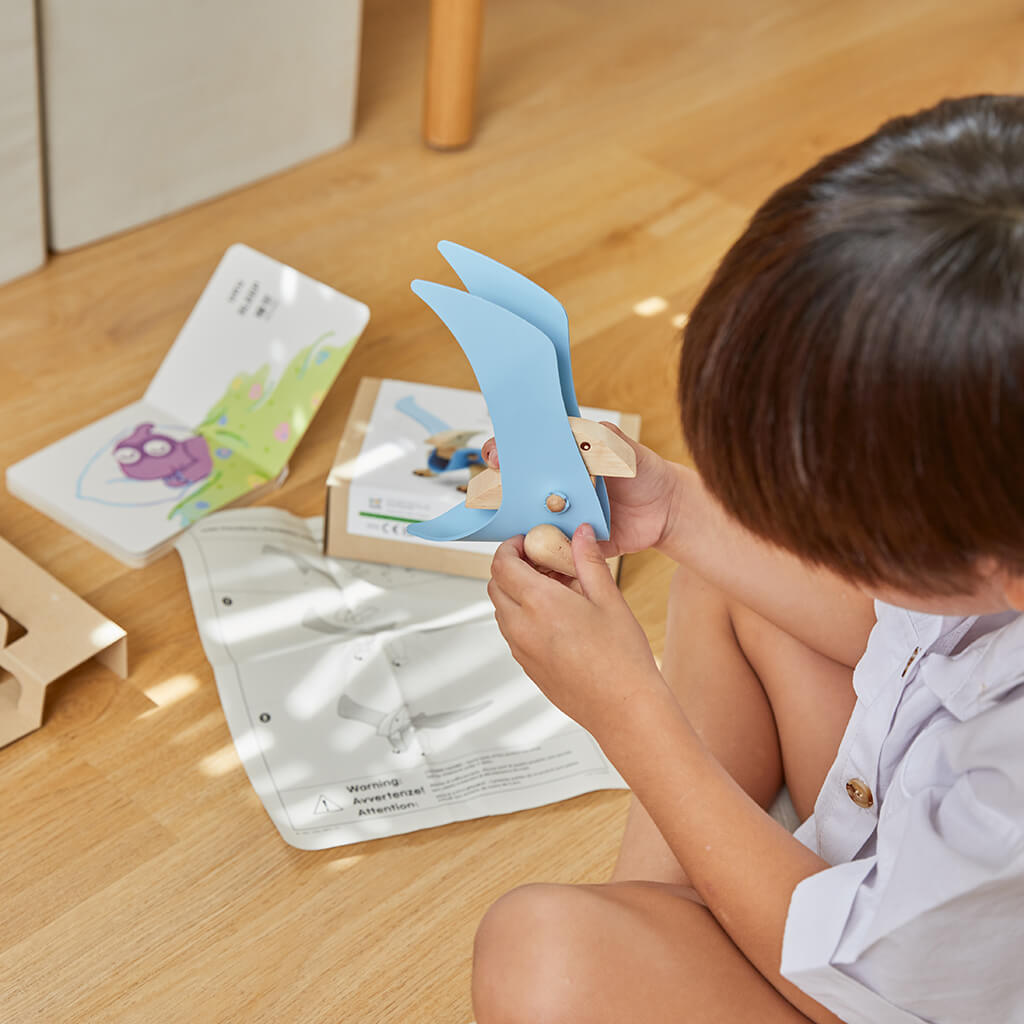 DIY Pterodactyl Wooden Toy - PlanToys