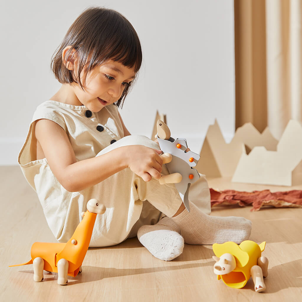 DIY Stegosaurus Wooden Toy - PlanToys