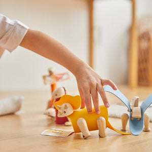 DIY Triceratops Wooden Toy - PlanToys