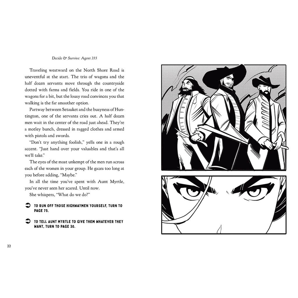 Decide & Survive:  Agent 355 - Bushel & Peck Books (Paperback)