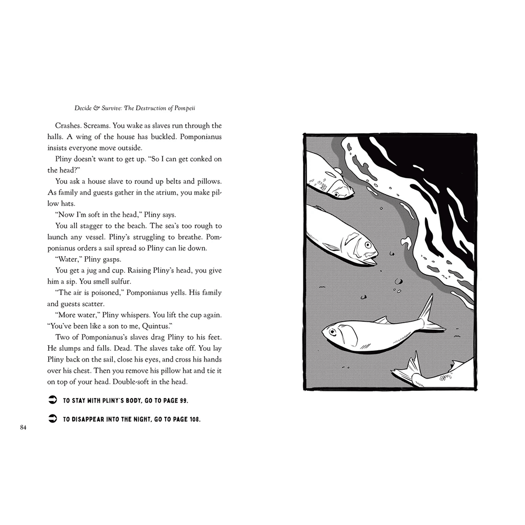 Decide & Survive: The Destruction of Pompeii - Bushel & Peck Books (Paperback)