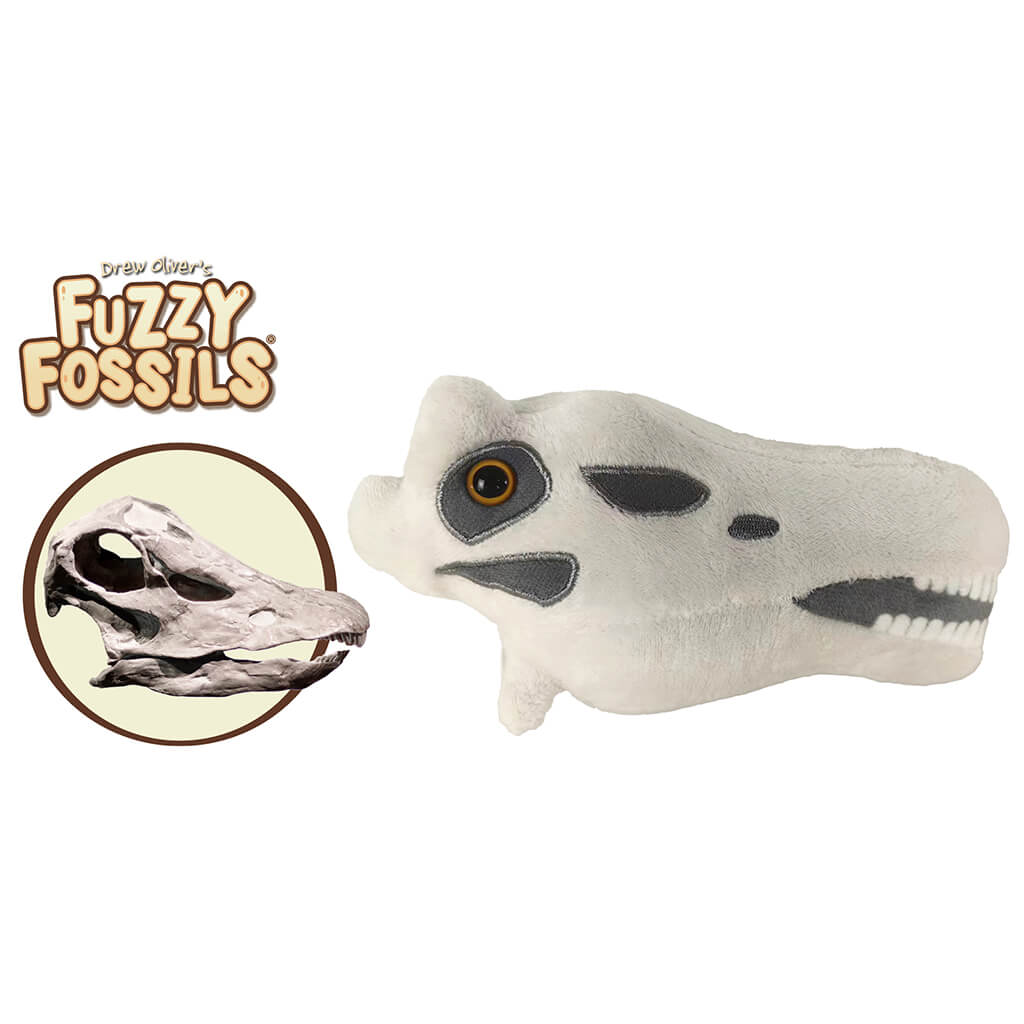 Diplodocus Skull Soft Toy - Giant Microbes (Fuzzy Fossils)