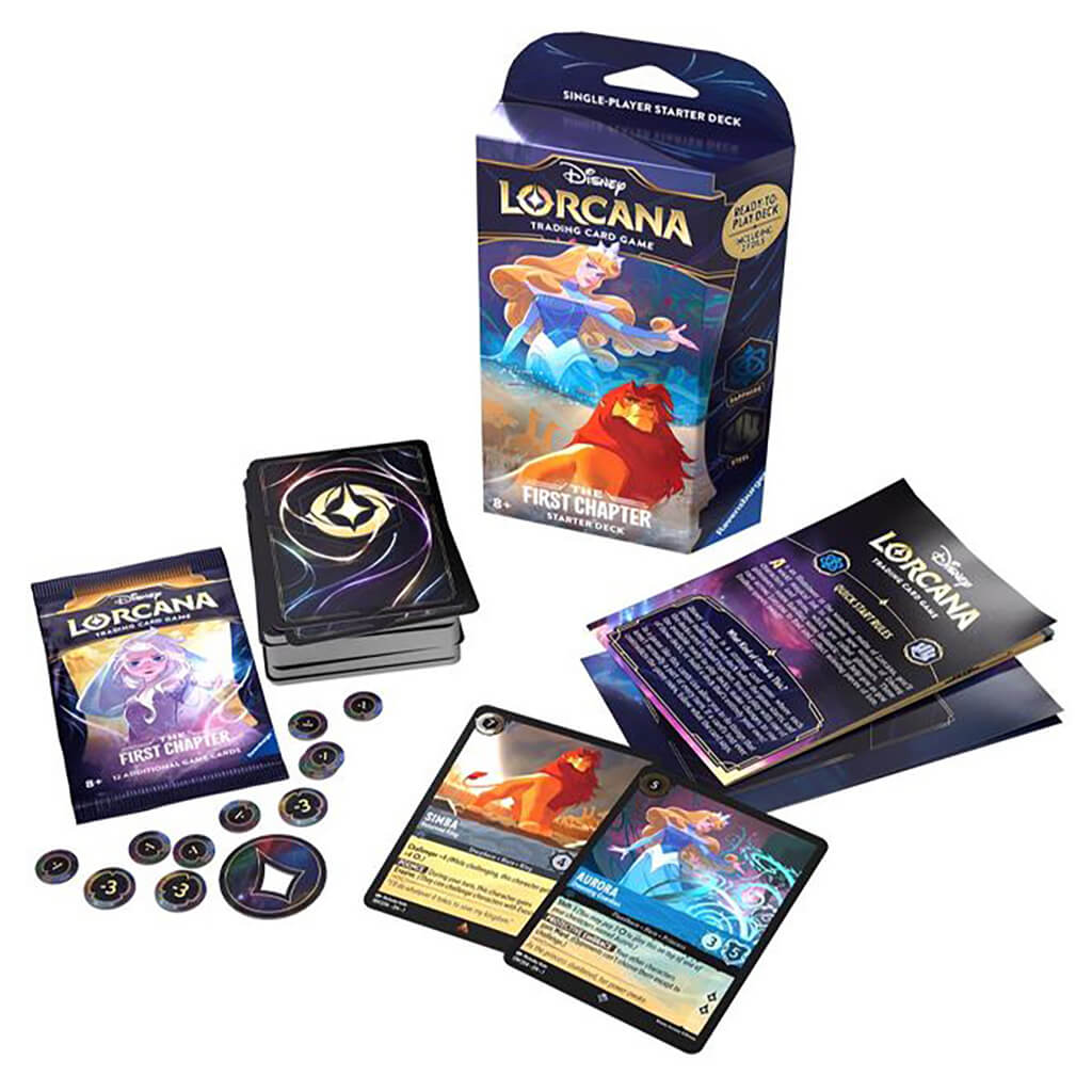 Disney Lorcana Trading Card Game (TCG) Starter Deck Aurora & Simba - Ravensburger