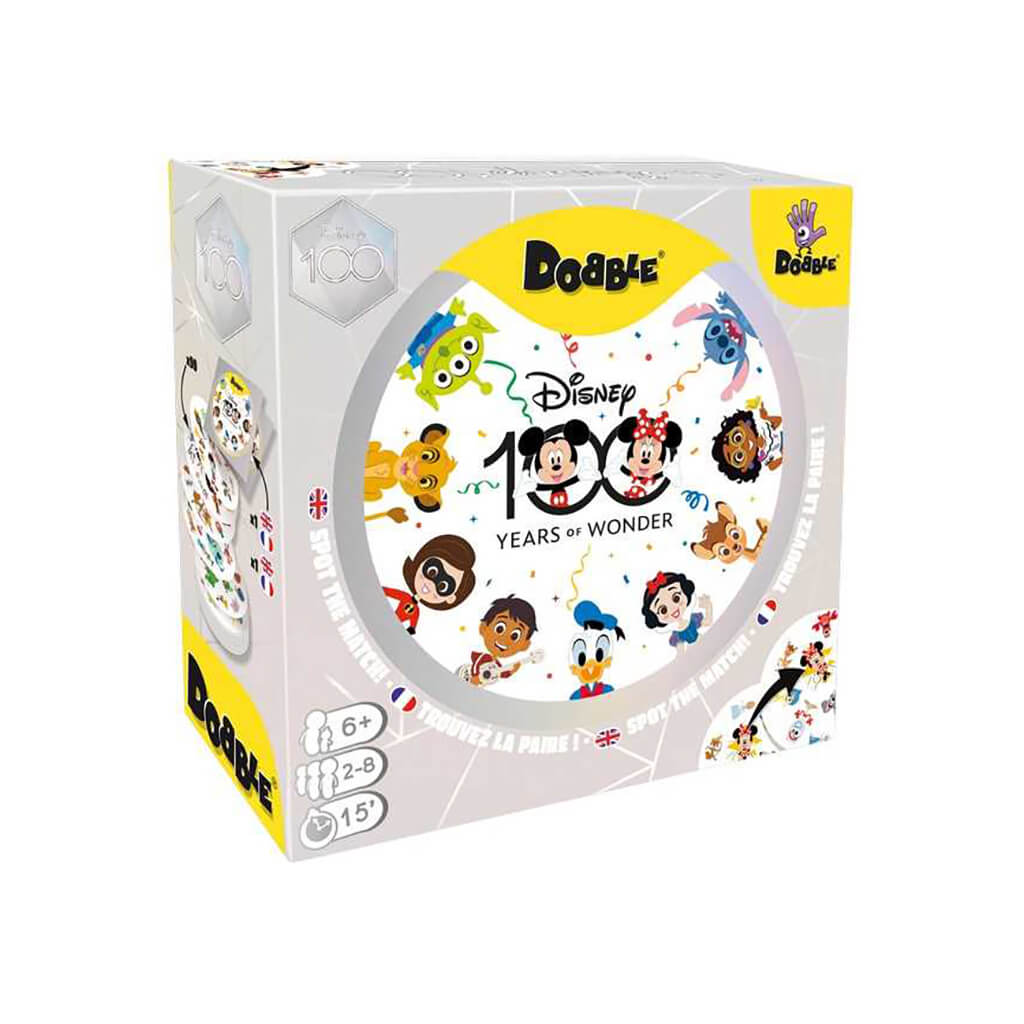 Dobble Limited Edition Disney 100th Anniversary Card Game - Zygomatic