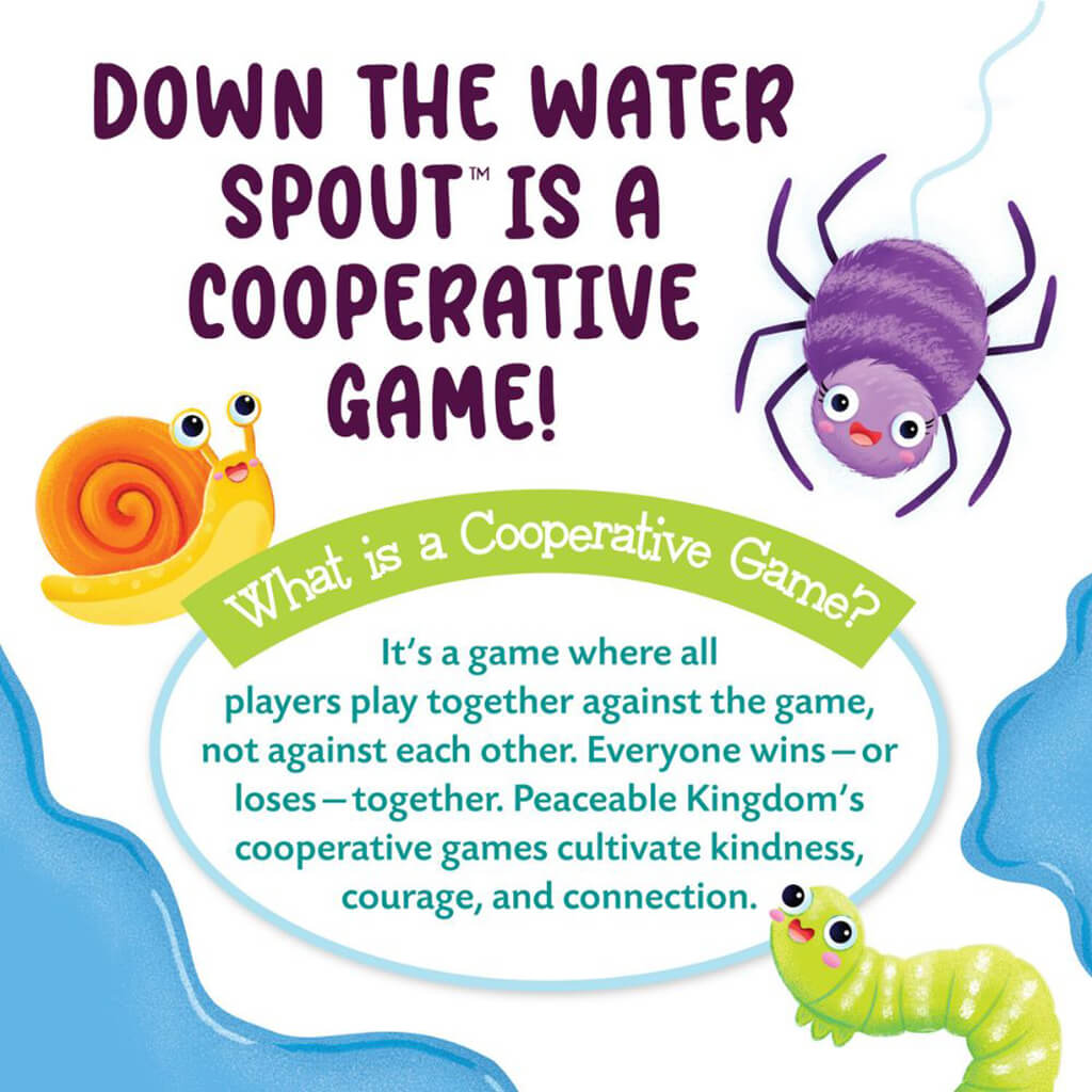 Down the Water Spout Cooperative Game - Peaceable Kingdom