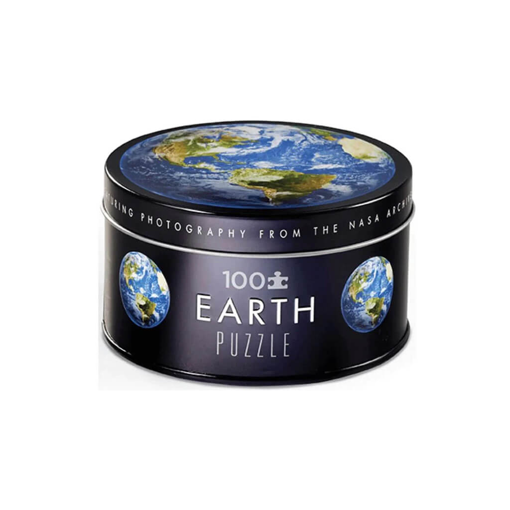Earth Nasa Jigsaw Puzzle in a Tin (100 Pieces) - Crocodile Creek