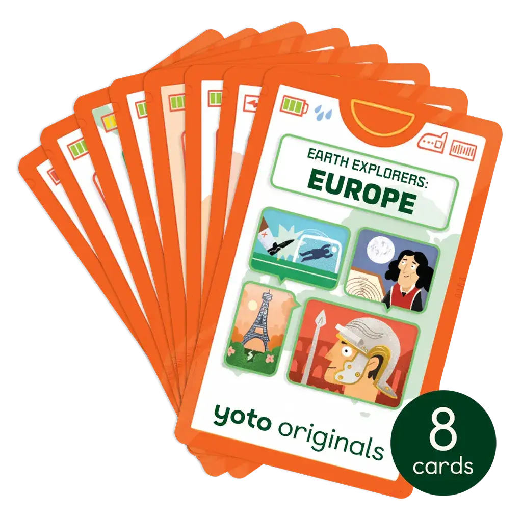 Earth Explorers - Cards for Yoto Player / Mini (8 Cards)