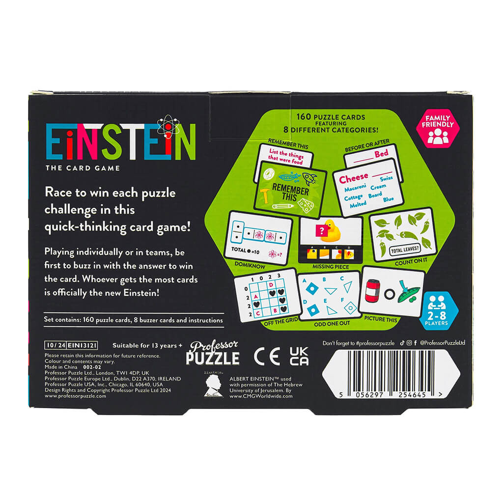 Einstein: The Card Game - Professor Puzzle