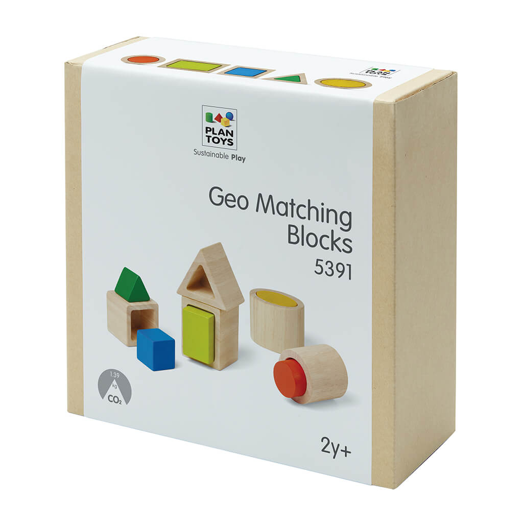 Geo Blocks Math PlanToys Geo Matching Blocks | Steam Rocket | Fun, Educational Toys & Games