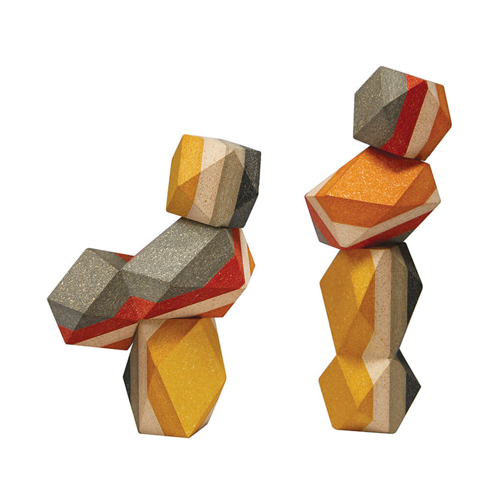 Geo Stacking Rocks - PlanToys