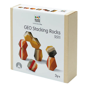 Geo Stacking Rocks - PlanToys
