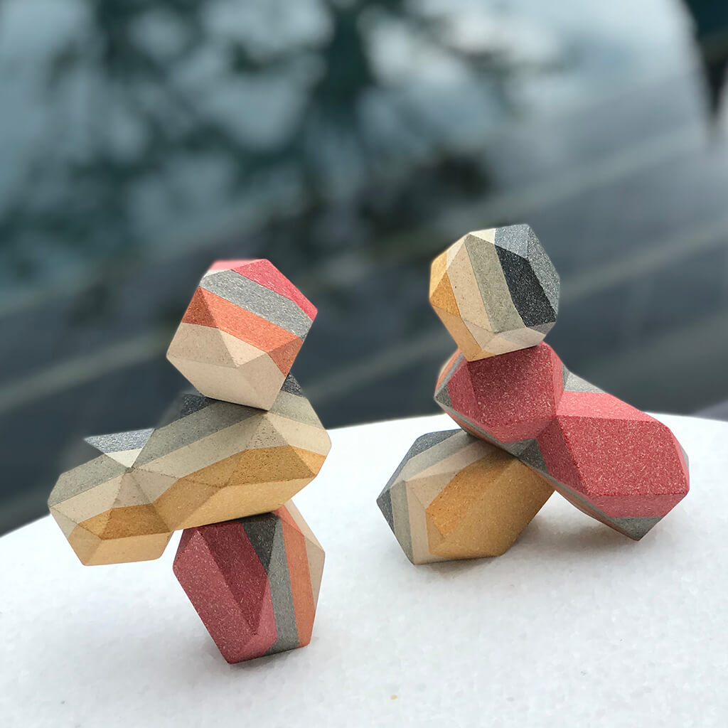 Geo Stacking Rocks - PlanToys