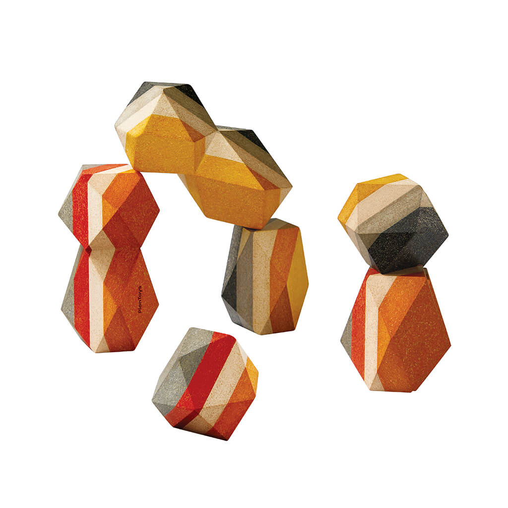 Geo Stacking Rocks - PlanToys
