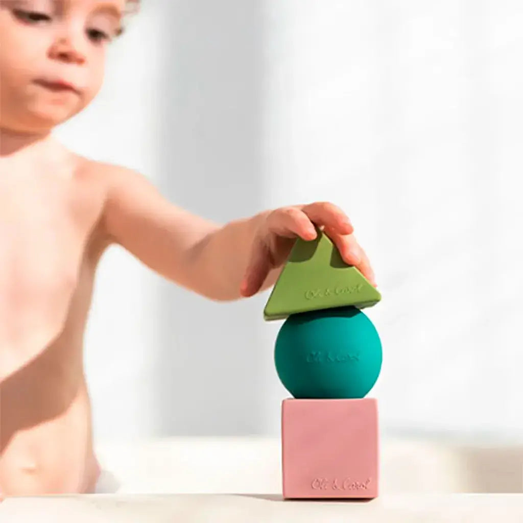 Geometric Figures Baby Stacking Blocks - Oli & Carol